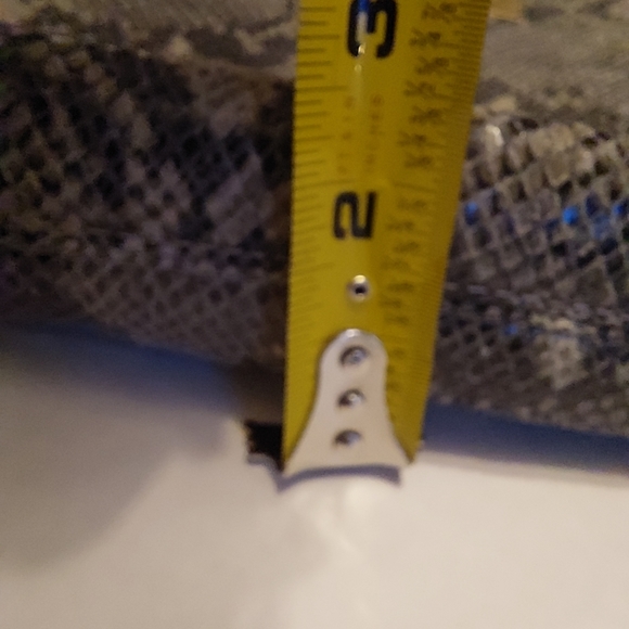 MICHAEL Michael Kors Large Snakeskin Clutch with Detachable Strap - Picture 13 of 15